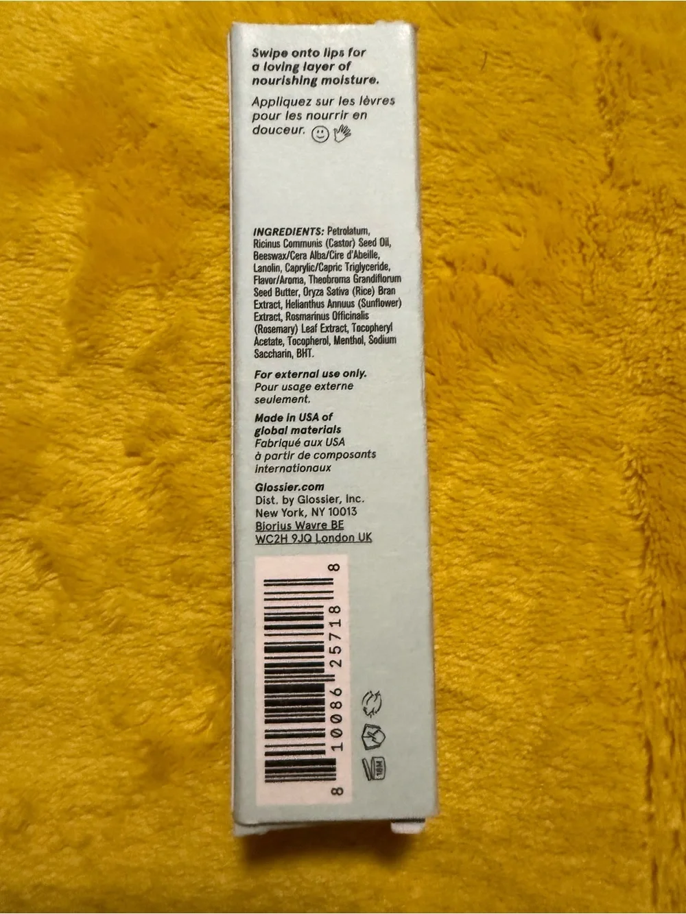 Lip balm box - Moisturizer